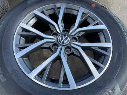 17" VW Tiguan OEM 70037 wheels rims tires 2020 2021 2022 2023 2024 2025 2026