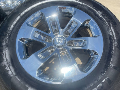 18" Dodge Ram 1500 OEM wheels rims 2672 tires SET CHROME