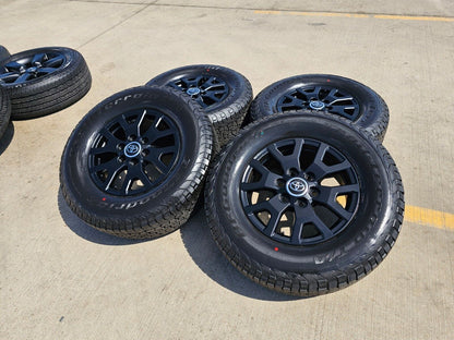 17" Toyota Tacoma 4Runner TRD Matte Black OEM wheels rims 2024 2025 NEW BFG