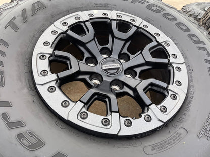 17" Ford F-150 Raptor Bronco R OEM BEADLOCK rims wheels 37" tires 2024 2025 NEW