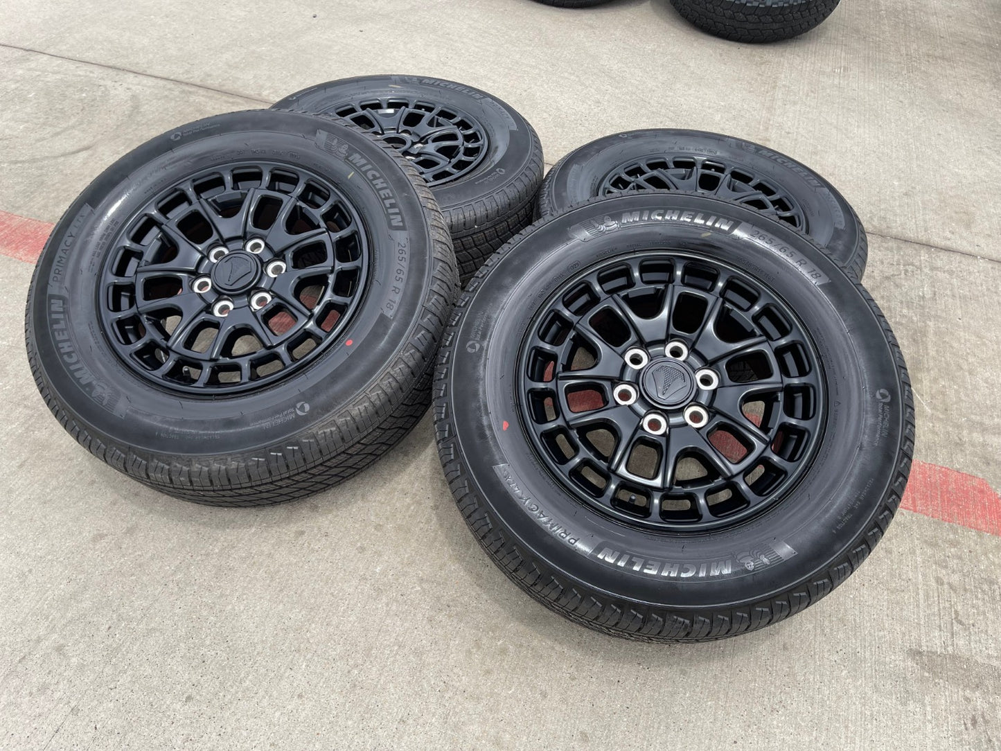 18" Toyota Tundra TSS T FORCE TRD OEM black wheels rims Sequoia 2025 2026 NEW