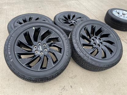 22" Lincoln Navigator OEM 10665 rims wheels BLACK LABEL 2025 2026 MICHELIN NEW
