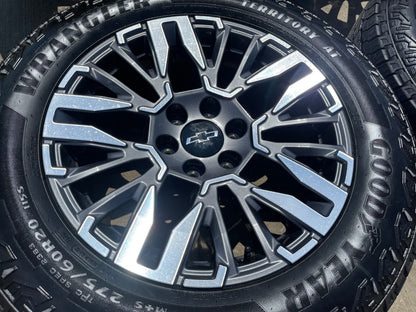 20" Chevy Silverado Z71 GMC Sierra Canyon OEM wheels rims SET 2025 2026 2027 NEW