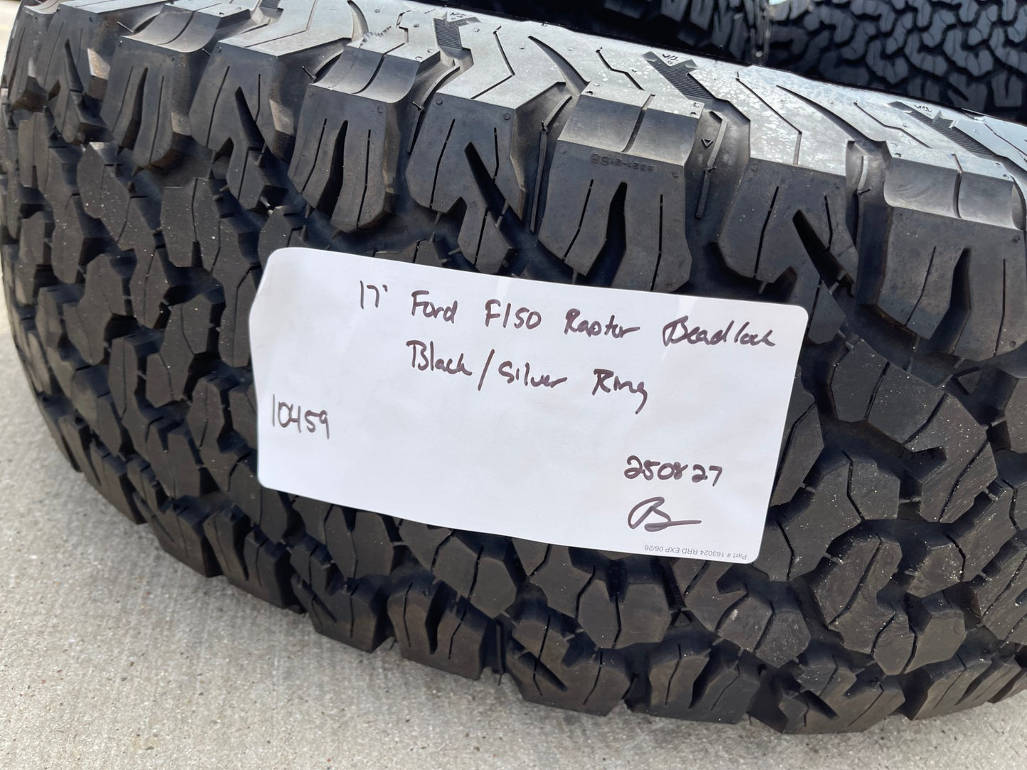 17" Ford F-150 Raptor OEM BEADLOCK rims wheels 10459 95210 BFG KO2 37" tires NEW