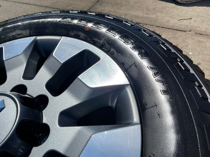 20" GMC Sierra Chevy Silverado 2500 3500 OEM 5960 5947 wheels rims BRIDGESTONE