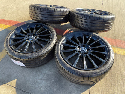 19" Mercedes AMG C E S Class OEM 85450 85451 wheels rims tires PIRELLI