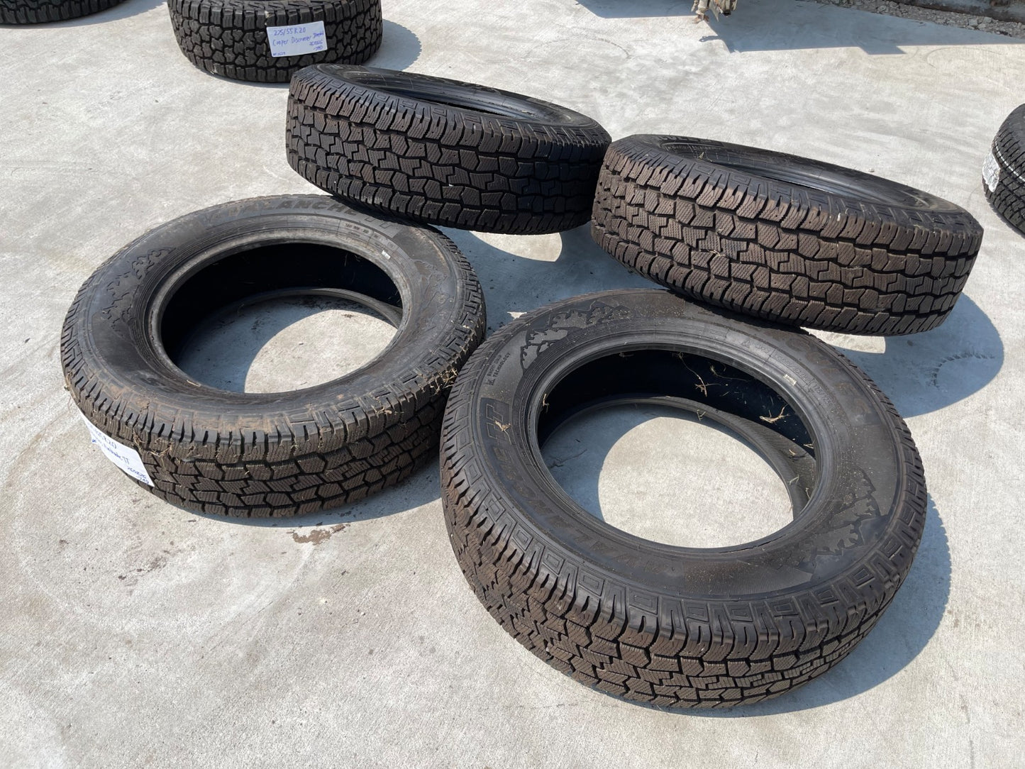 (4) 275/65/20 Hercules Avalanche TT Winter tires 275/65R20 LT 10 ply LR E 126R