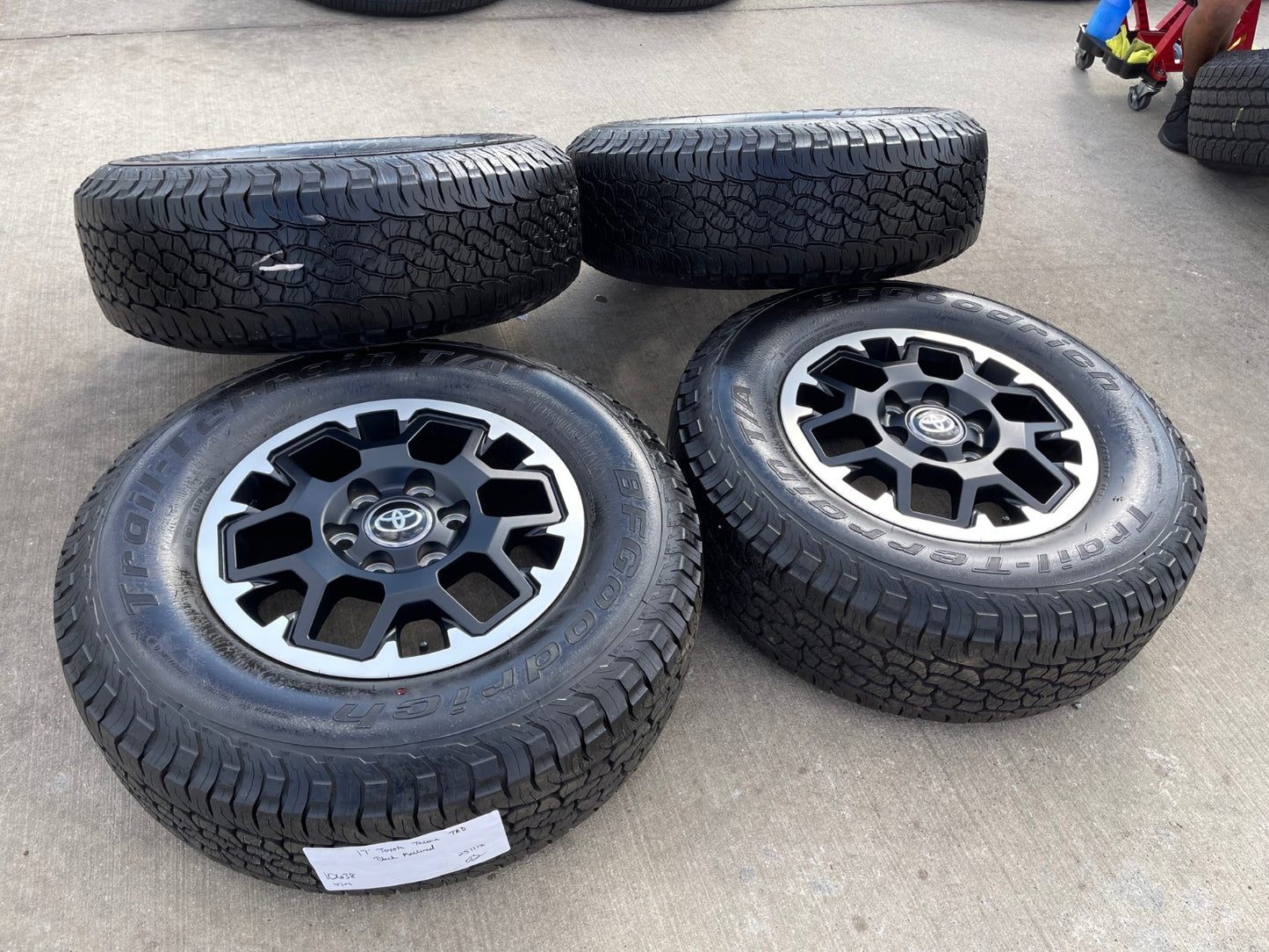 17" Toyota Tacoma 4Runner TRD OEM 10638 wheels rims 2024 2025 2026 2027 BFG NEW
