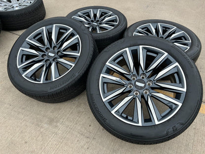 22" Cadillac Escalade OEM wheels rims GMC Sierra 95028 tires 2022 2023 2024 2025