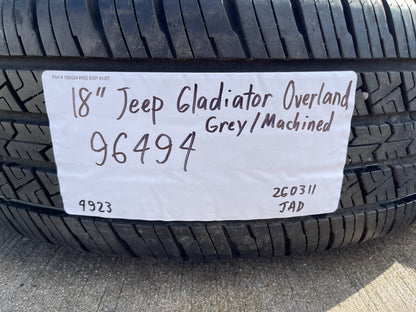 18" Jeep Gladiator Overland OEM wheels rims Wrangler 9241 96494 tires