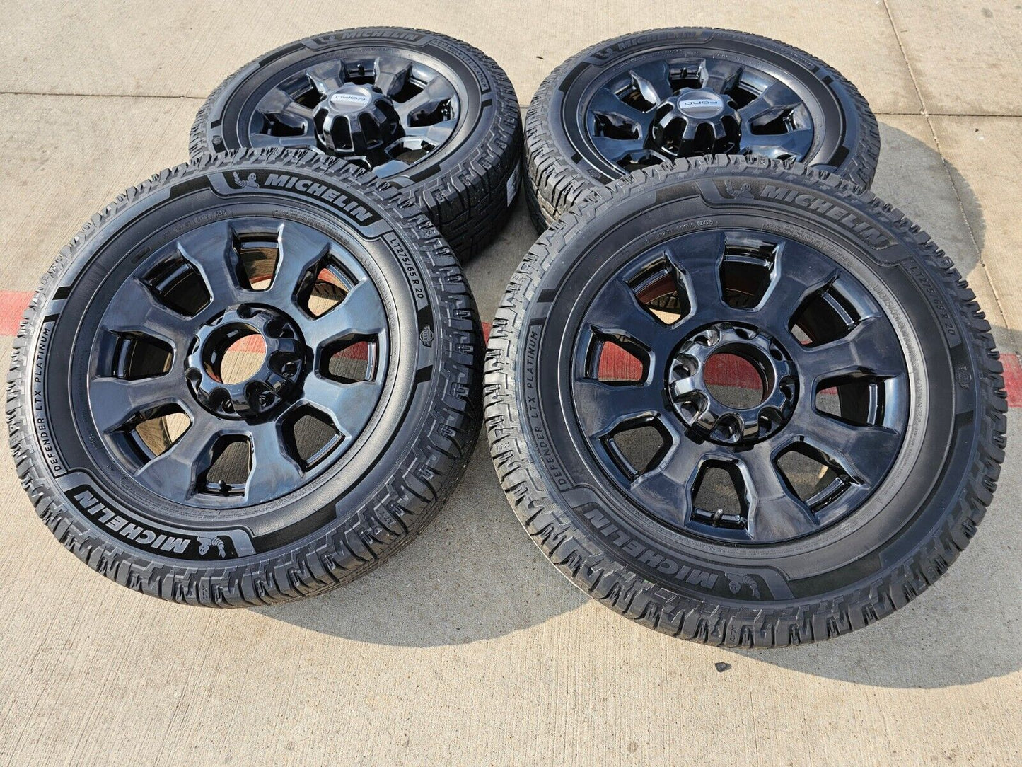 20" Ford F-250 F-350 OEM 10101 rims wheels NEW MICHELIN PLATINUM