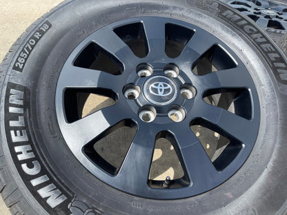 18" Toyota Land Cruiser OEM TRD wheels rims 95952 75304 Tundra Sequoia MICHELIN