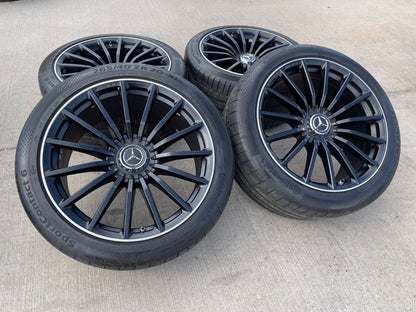 20" Mercedes AMG GT GT43 GT53 OEM 85786 85788 wheels rims tires CONTINENTAL