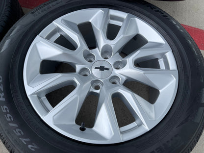 20" Chevy Silverado 1500 Tahoe OEM 5915 5916 wheels rims PIRELLI SET