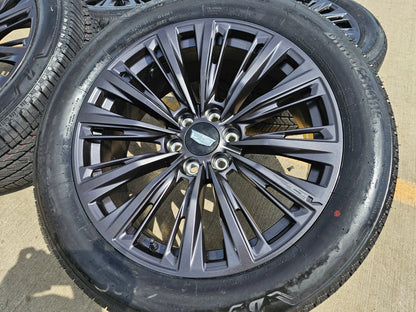 22" Cadillac Escalade V V600 Platinum OEM ORIGINAL wheels rims 2025 2026 NEW