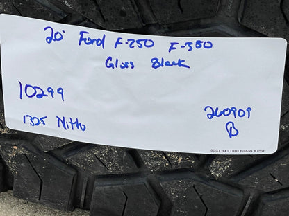 20" Ford F-250 F-350 OEM TREMOR wheels rims SET 10299 10484 SET NITRO 35"