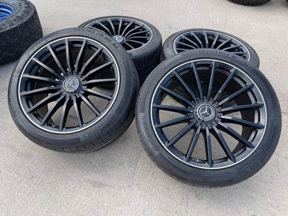 20" Mercedes AMG GT GT43 GT53 OEM 85786 85788 wheels rims tires CONTINENTAL