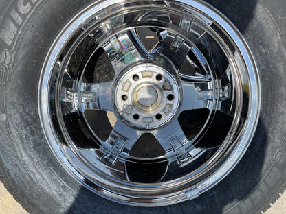 18" Ford F-150 Expedition OEM chrome rims wheels tires MICEHLIN 2025 2026 NEW