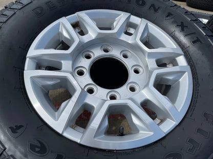 17" Chevy Silverado GMC Sierra 2500 OEM 5948 wheels rims FIRESTONE X/T 33"