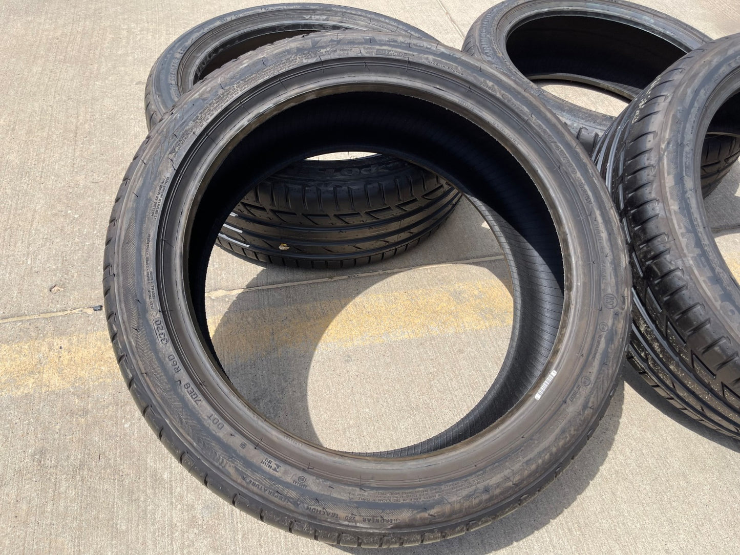 (4) 225/45/19 Bridgestone Potenza S001 RFT tires 225/45R19 92W BRAND NEW!