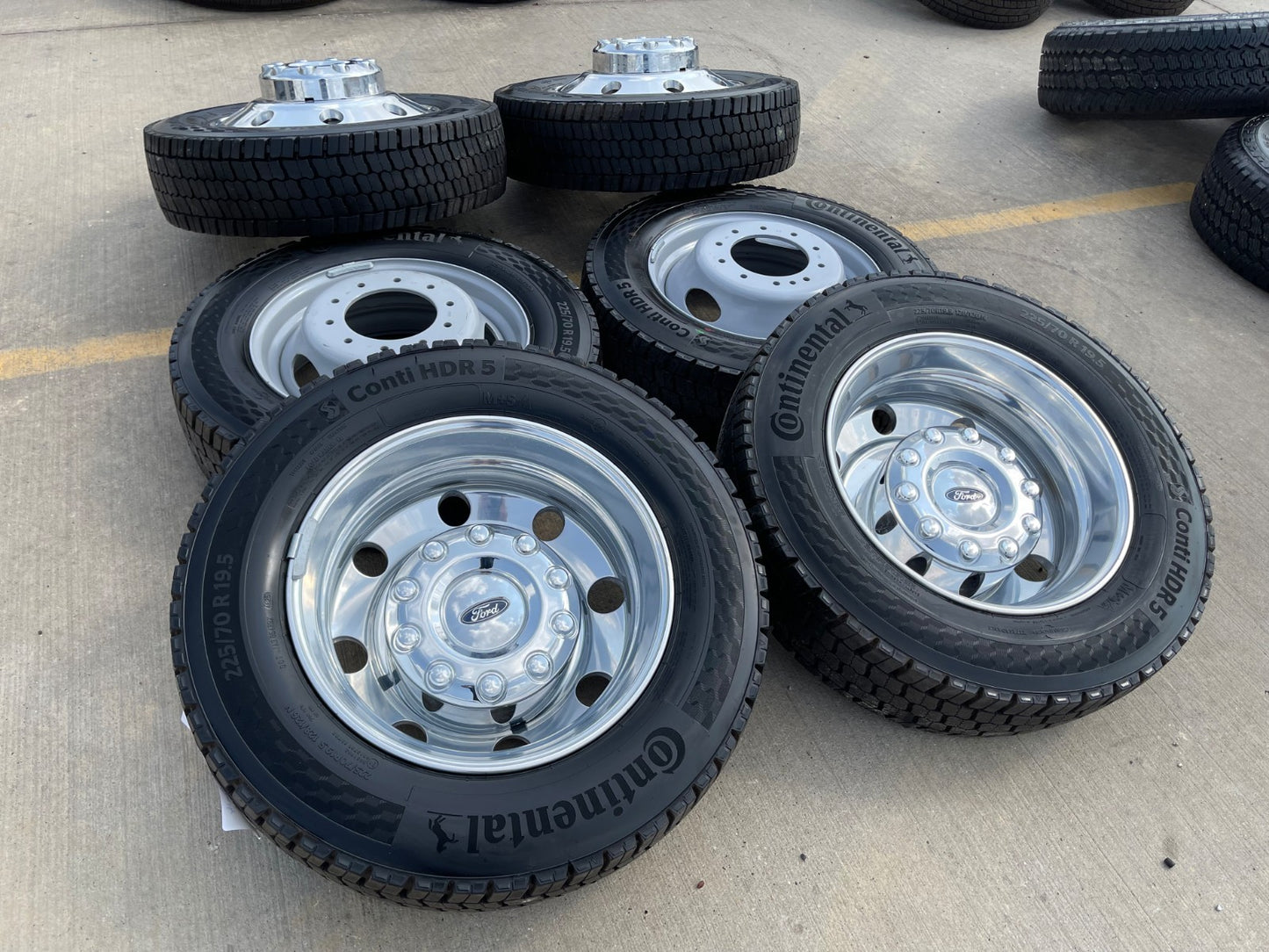 19.5" Ford F-450 Dually F-550 rims wheels RAM 4500 OEM 10x225 2025 2026 2027 NEW