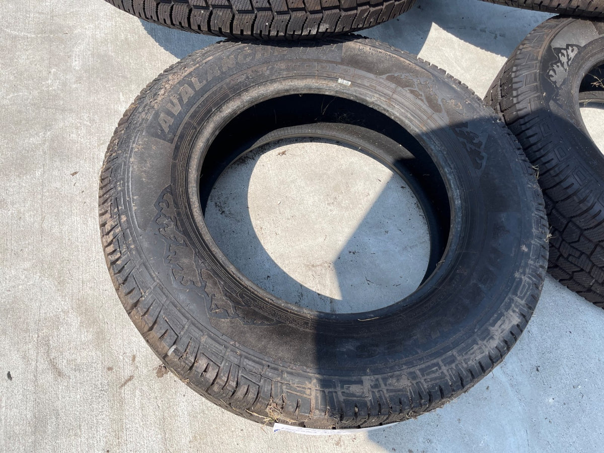 (4) 275/65/20 Hercules Avalanche TT Winter tires 275/65R20 LT 10 ply LR E 126R