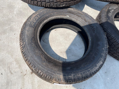 (4) 275/65/20 Hercules Avalanche TT Winter tires 275/65R20 LT 10 ply LR E 126R