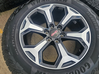 20" GMC Sierra AT4X Canyon Chevy Silverado OEM wheels rims 2025 2026 2027 NEW