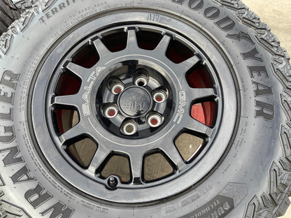 18" AEV SALTA GMC Sierra AT4X Chevy Silverado OEM rims wheels SET NEW GOODYEAR