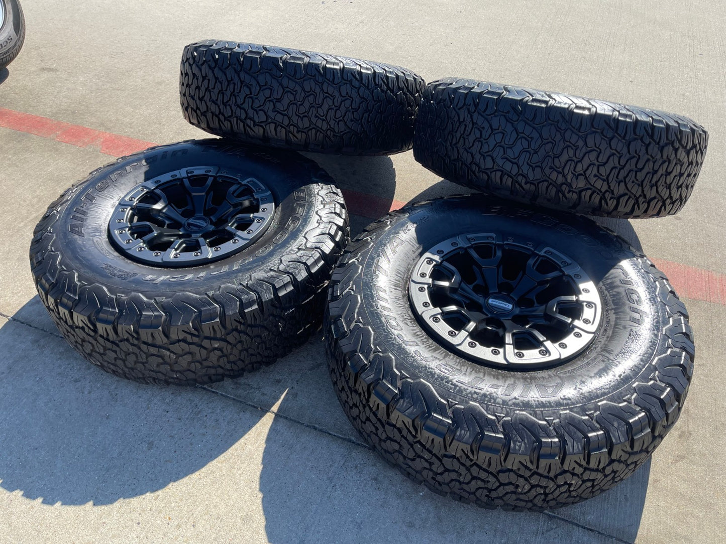 17" Ford F-150 Raptor Bronco R OEM BEADLOCK 51222 rims wheels 37" BFG