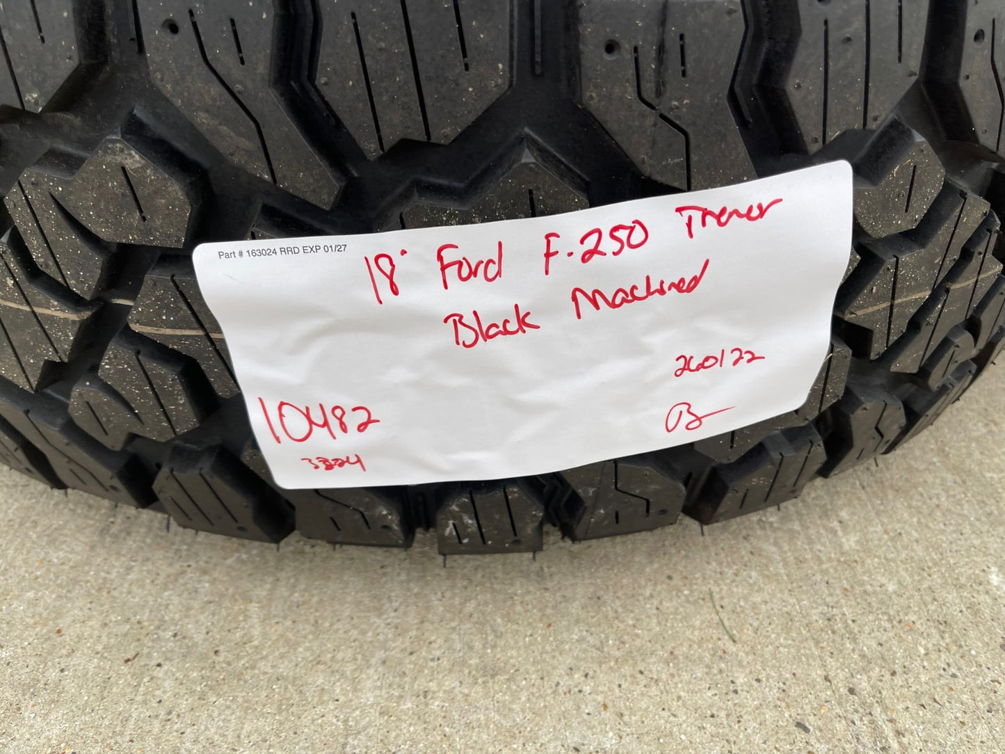 18" Ford F-250 F-350 OEM TREMOR rims wheels 10482 KENDA KLEVER R/T 33" NEW