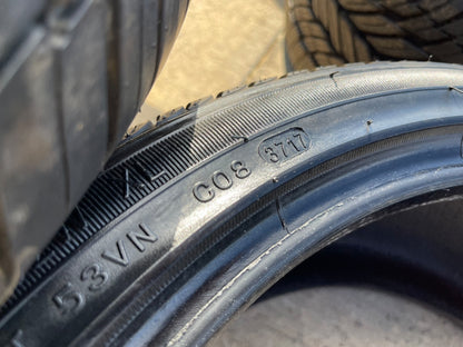 (4) 225/40/18 Vogue tires 92W XL 225/40R18 SET