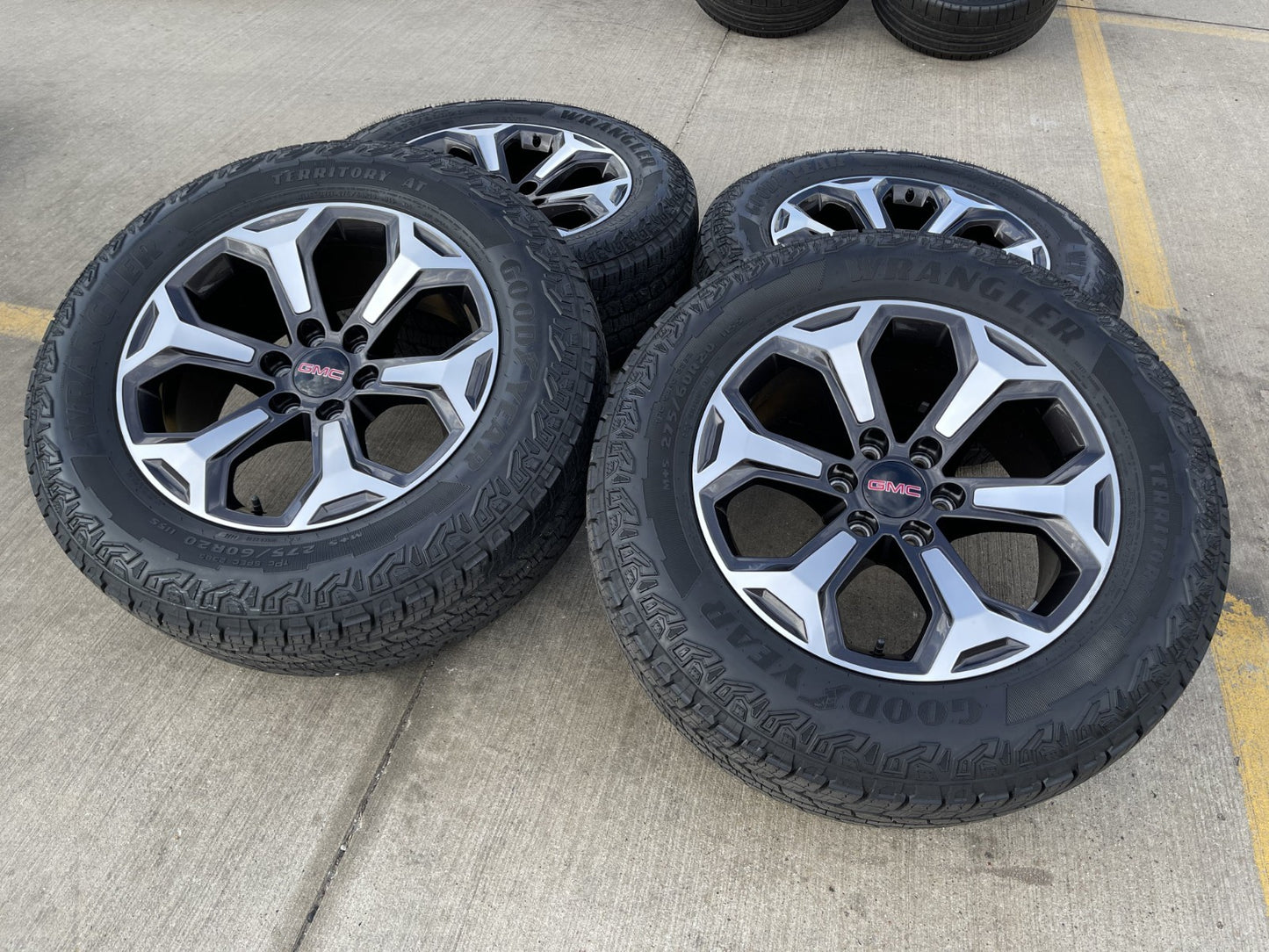 20" GMC Sierra Canyon Chevy Silverado OEM wheels rims 2024 2025 2026 2027 NEW