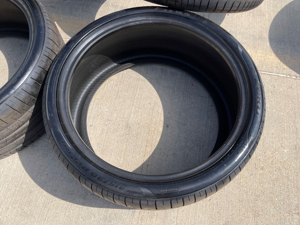 (2) 275/35/22 + (2) 315/30/22 Pirelli P Zero 107Y XL tires NEW TAKE OFFS
