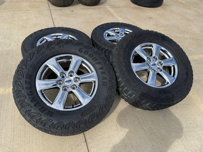 18" Ford F-150 Lariat OEM rims wheel 10168 tires Expedition GOODYEAR A/T SET