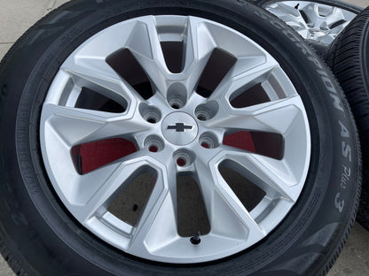 20" Chevy Silverado 1500 Tahoe OEM 5915 5916 wheels rims PIRELLI SET