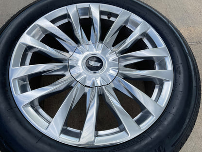 22" Cadillac Escalade Platinum OEM wheel rim 95026 4873 tire spare single