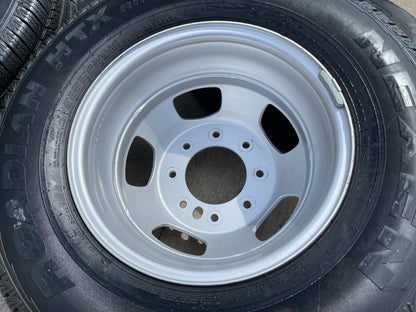 17" Dodge Ram 3500 Dually 8x200 wheels rims 2703 2704 OEM NEXEN tires