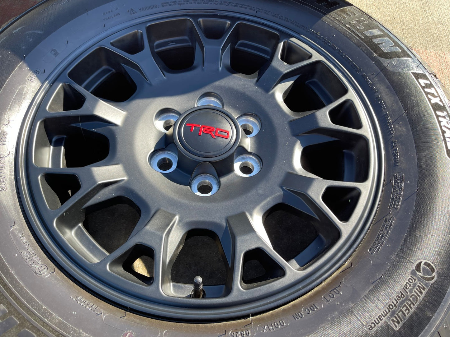 18" Toyota Tacoma 4Runner TRD Pro OEM 95973 wheels rims 2025 2026 MICHELIN NEW