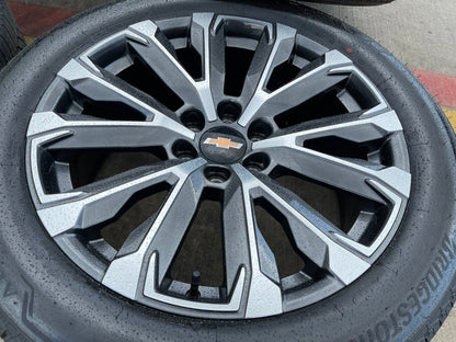 22" Chevy Tahoe Silverado Suburban OEM wheels rims 2023 2024 2025 2026 2027 NEW