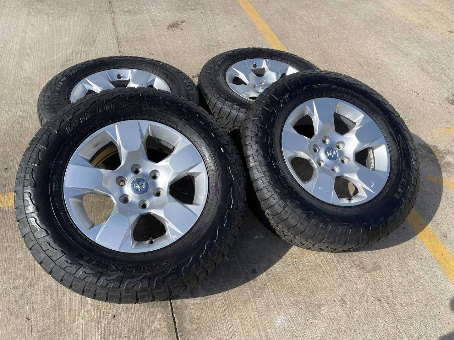 18" Ram 1500 OEM 2669 wheels rims 2021 2022 2023 2024 2025 2026 FALKEN