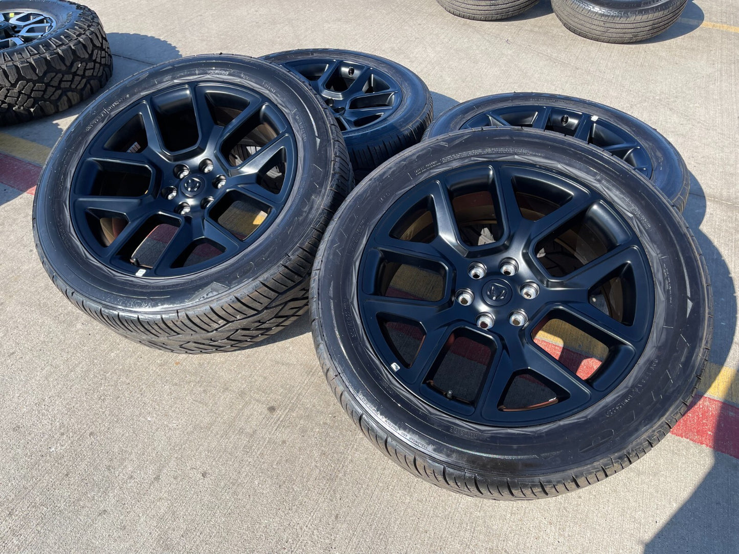22" Dodge Ram 1500 OEM LIMITED Laramie 2684 2725 wheels rims NITTO