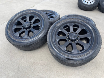 20" Dodge Ram 2500 3500 LARAMIE OEM 2700 black wheels rims tires