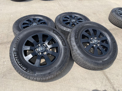 18" Toyota Land Cruiser OEM TRD wheels rims 95952 75304 Tundra Sequoia MICHELIN