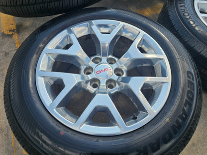 20" GMC Yukon Chevy Tahoe OEM Y spoke wheels rims 5698 tires