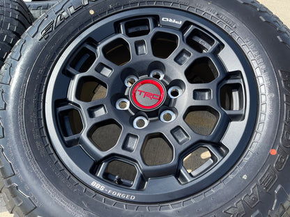 18" Toyota Tundra TRD BBS FORGED OEM black 95458 wheels rims Sequoia FALKEN NEW