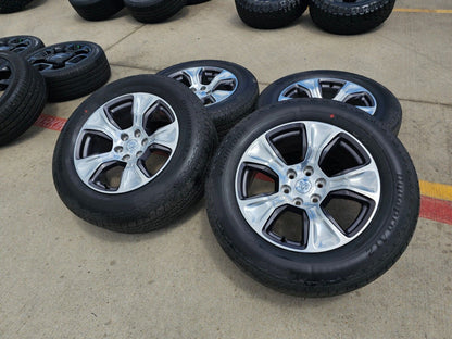 20" Dodge Ram 1500 OEM Laramie wheels rims 2674 tires 2022 2023 2024 2025 NEW