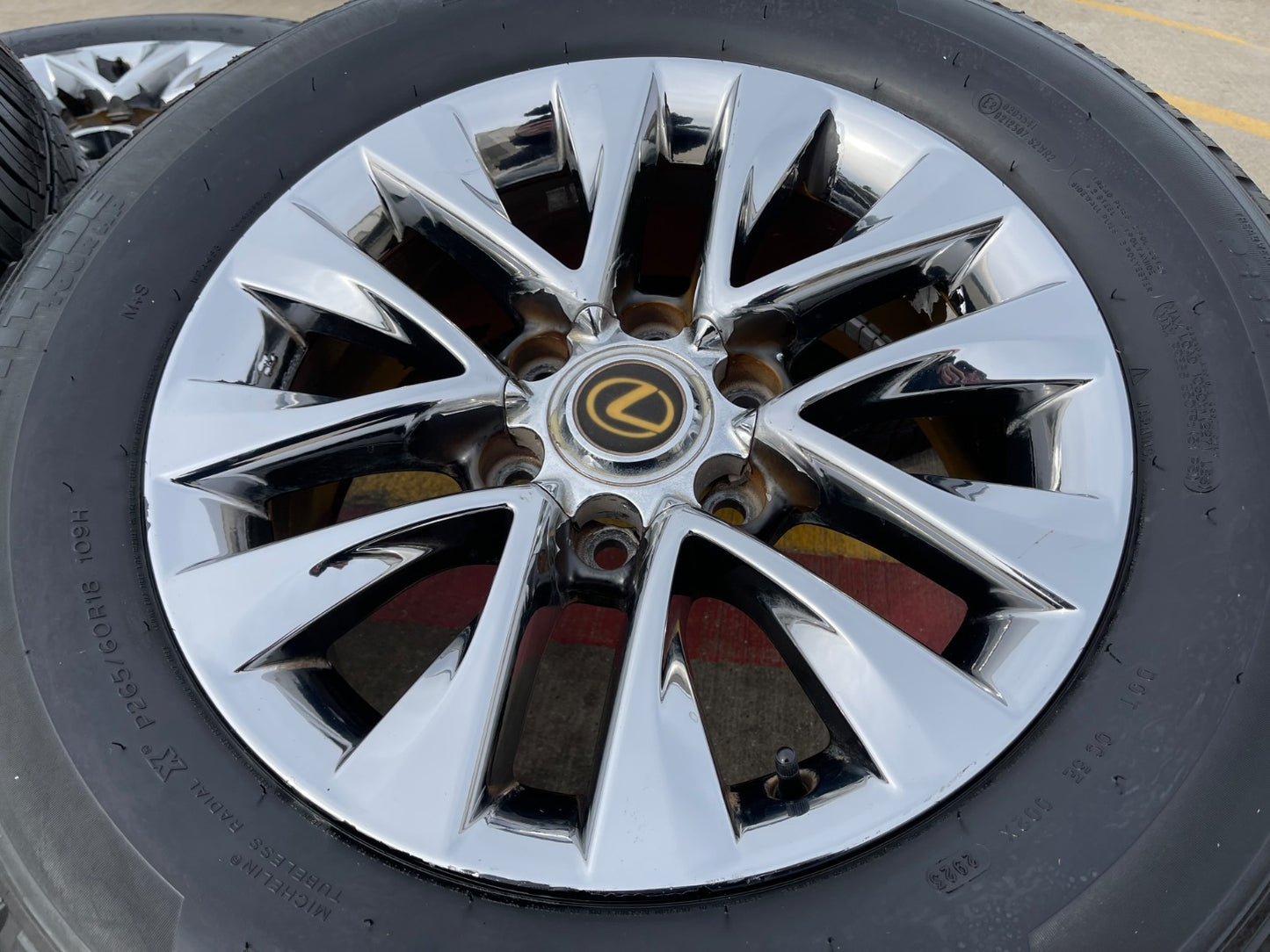 18" Lexus GX460 GX470 Tacoma 4Runner OEM 74297 CHROME wheels rims MICHELIN