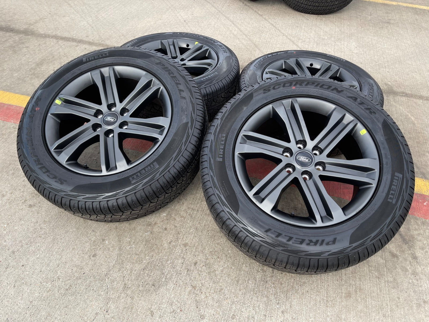 20" Ford F-150 FX-4 PLATINUM OEM rims wheels 10344 Expedition PIRELLI A/TR NEW