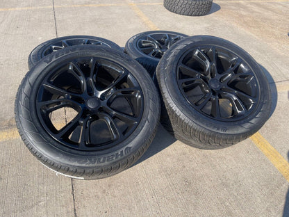 20" Jeep Grand Cherokee Trackhawk SRT OEM wheels rims 9174 tires NEW
